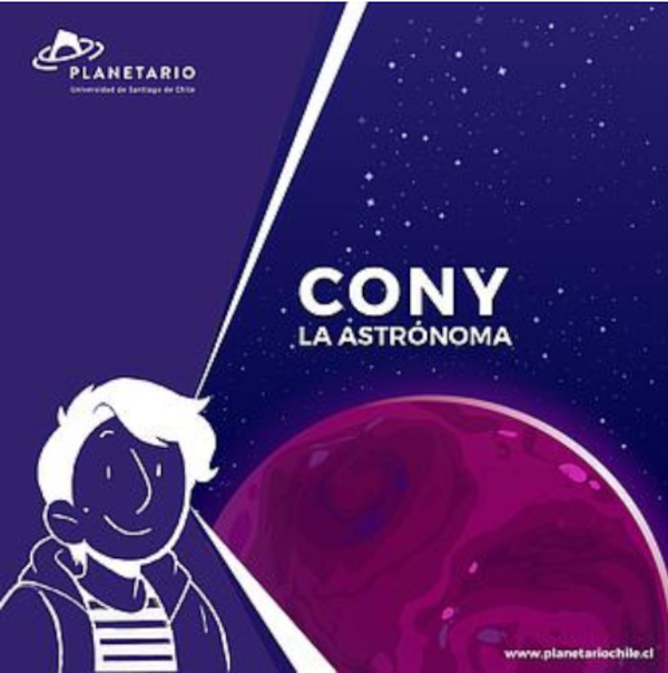 Cony Yovaniniz, astrónoma de Planetario.
